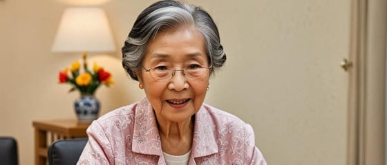 奶奶第一次见到的自动麻将桌俘获了全世界的心